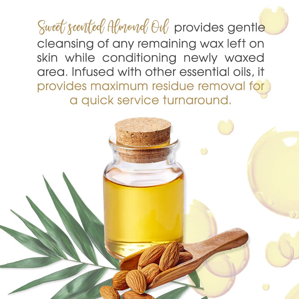 Satin Smooth Release Wax Residue Remover Oil - 16 Oz | Effortlessly Eliminate Sticky Residue After Hair Removal for Flawless Skin