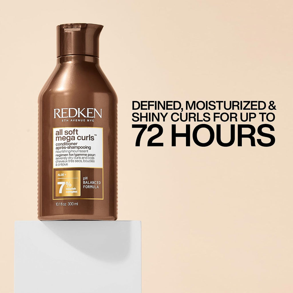 Revitalize Your Curls with Redken All Soft Mega Curls Conditioner - Ultimate Nourishment for Extremely Dry Curly & Coily Hair
