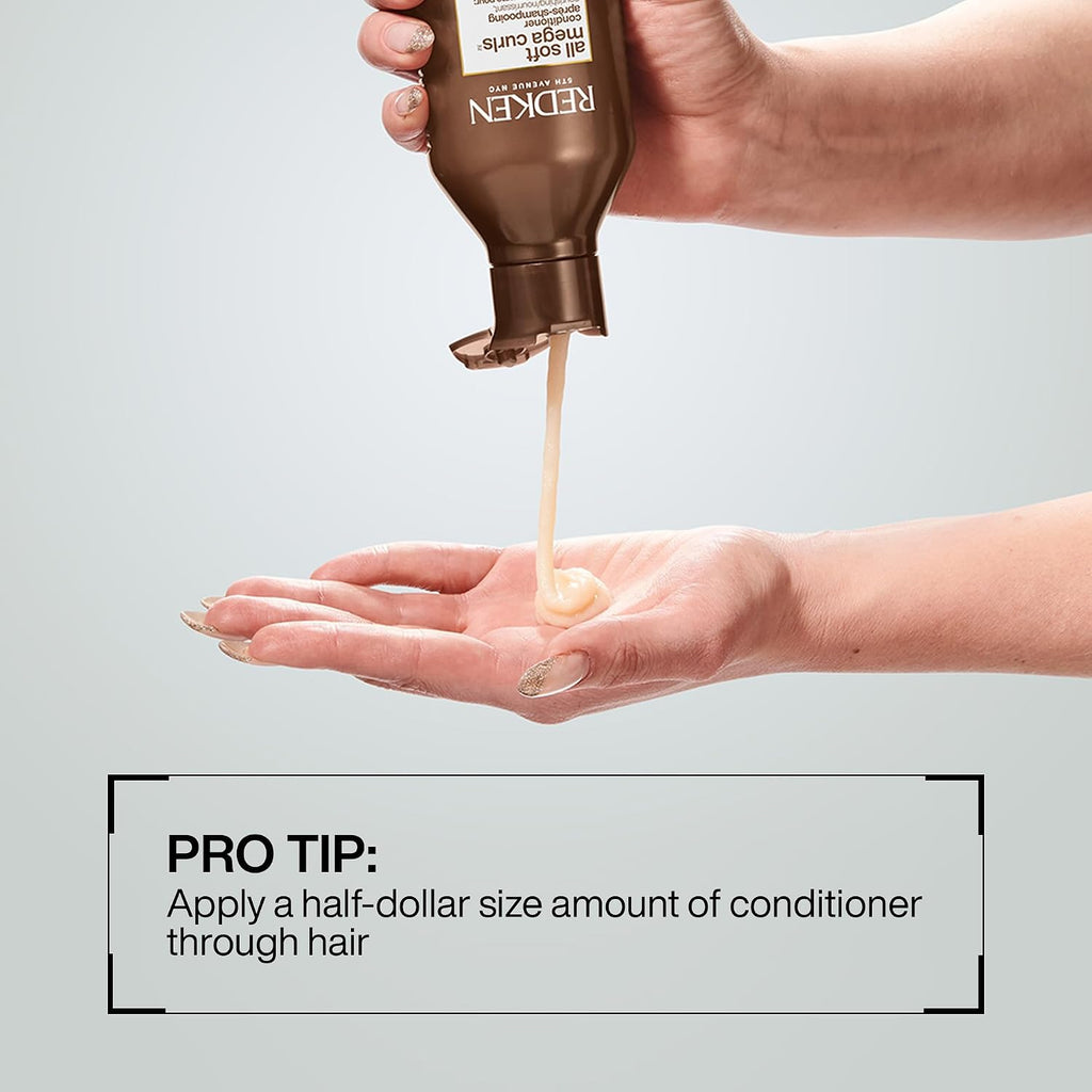 Revitalize Your Curls with Redken All Soft Mega Curls Conditioner - Ultimate Nourishment for Extremely Dry Curly & Coily Hair