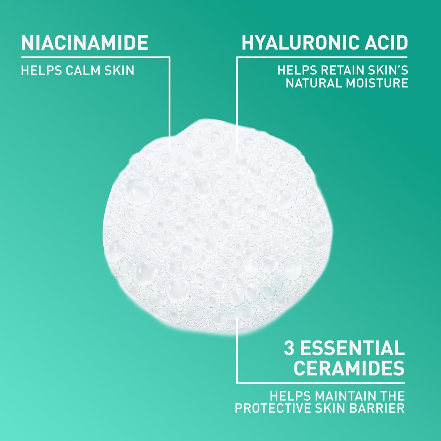 Revitalize Your Skin with CeraVe Foaming Facial Cleanser – Daily Face Wash for Oily Skin Infused with Hyaluronic Acid, Ceramides, and Niacinamide – Fragrance-Free and Non-Drying, 16 Fl Oz